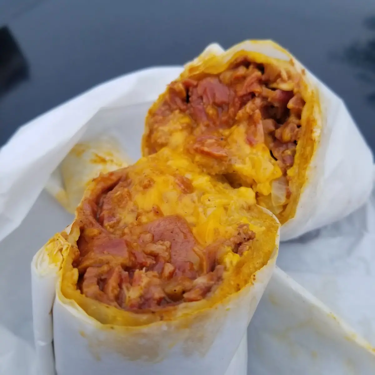 Pastrami Chili Cheese Burrito