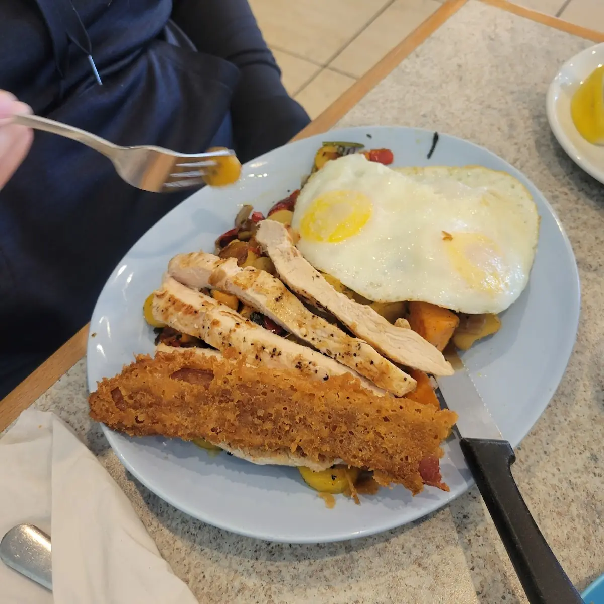 Chicken and Sweet Potato Hash