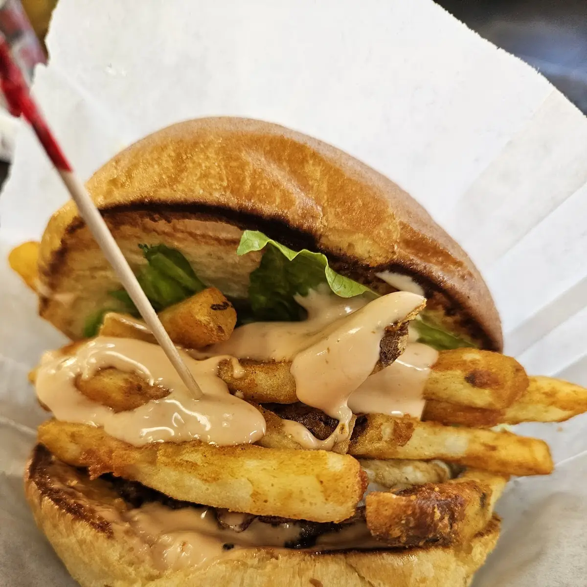 Burger and Fries