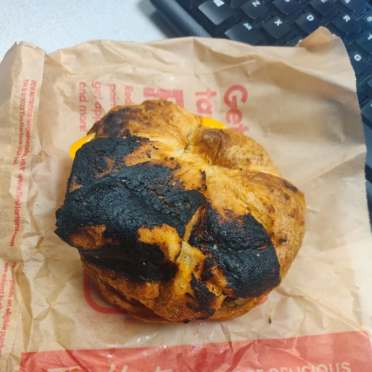 Sausage Egg and Cheese Croissant