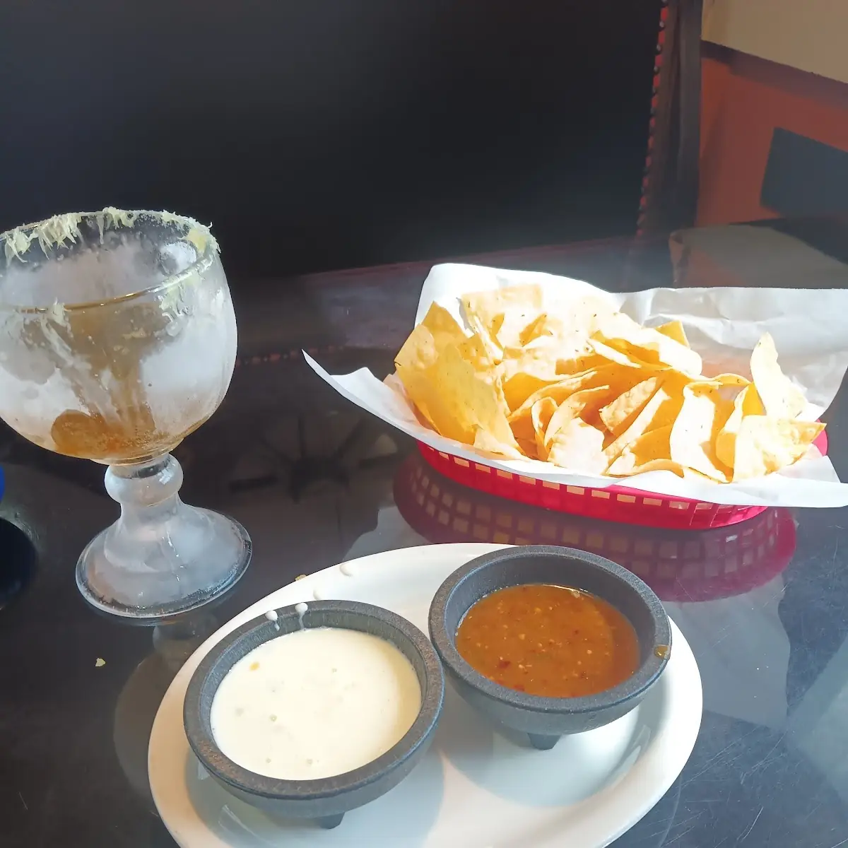 Chips Queso in Habanero Sauce