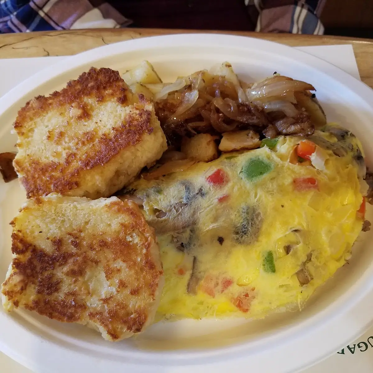 Cheese Omelette Home Fries