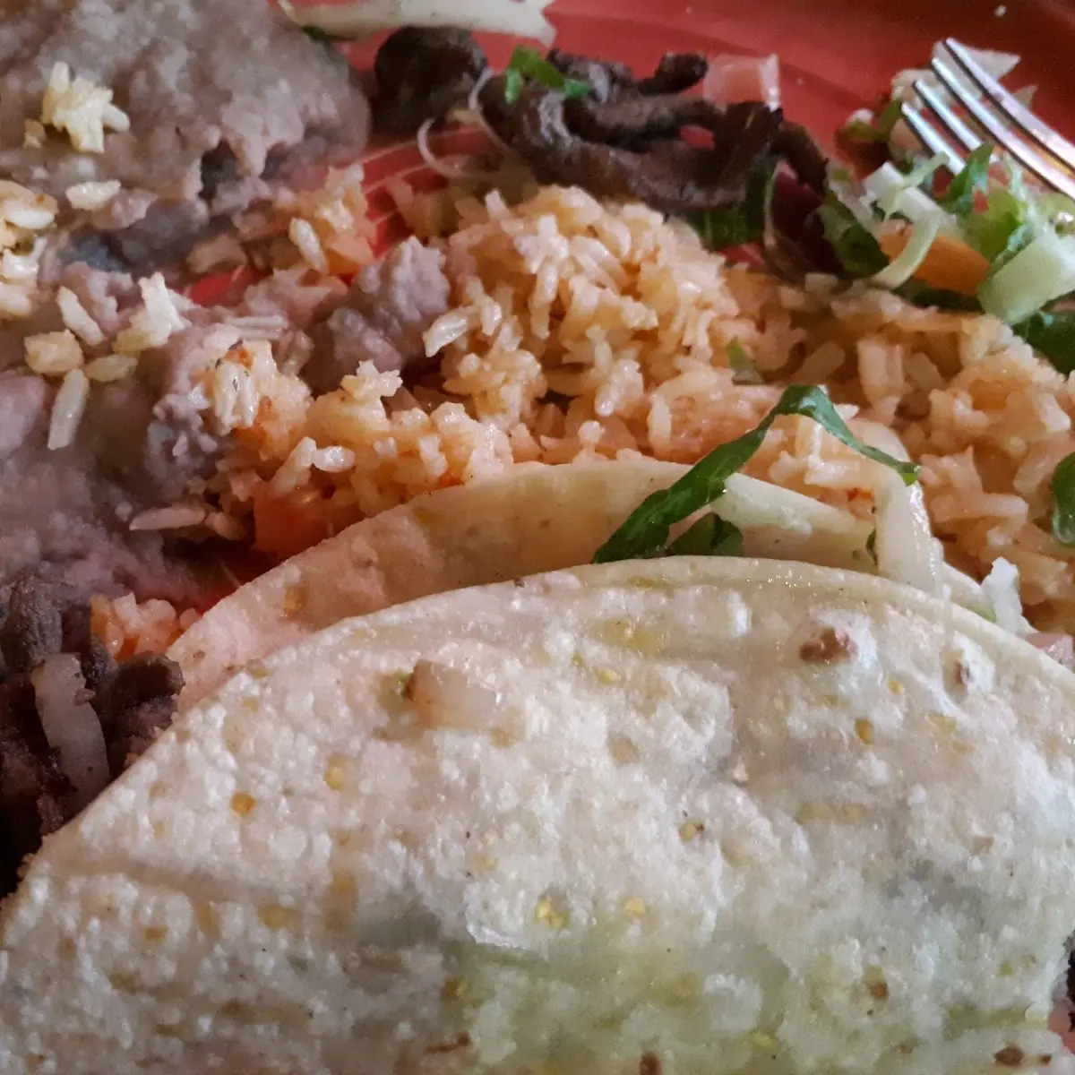 Fajita Beef Taco Plate