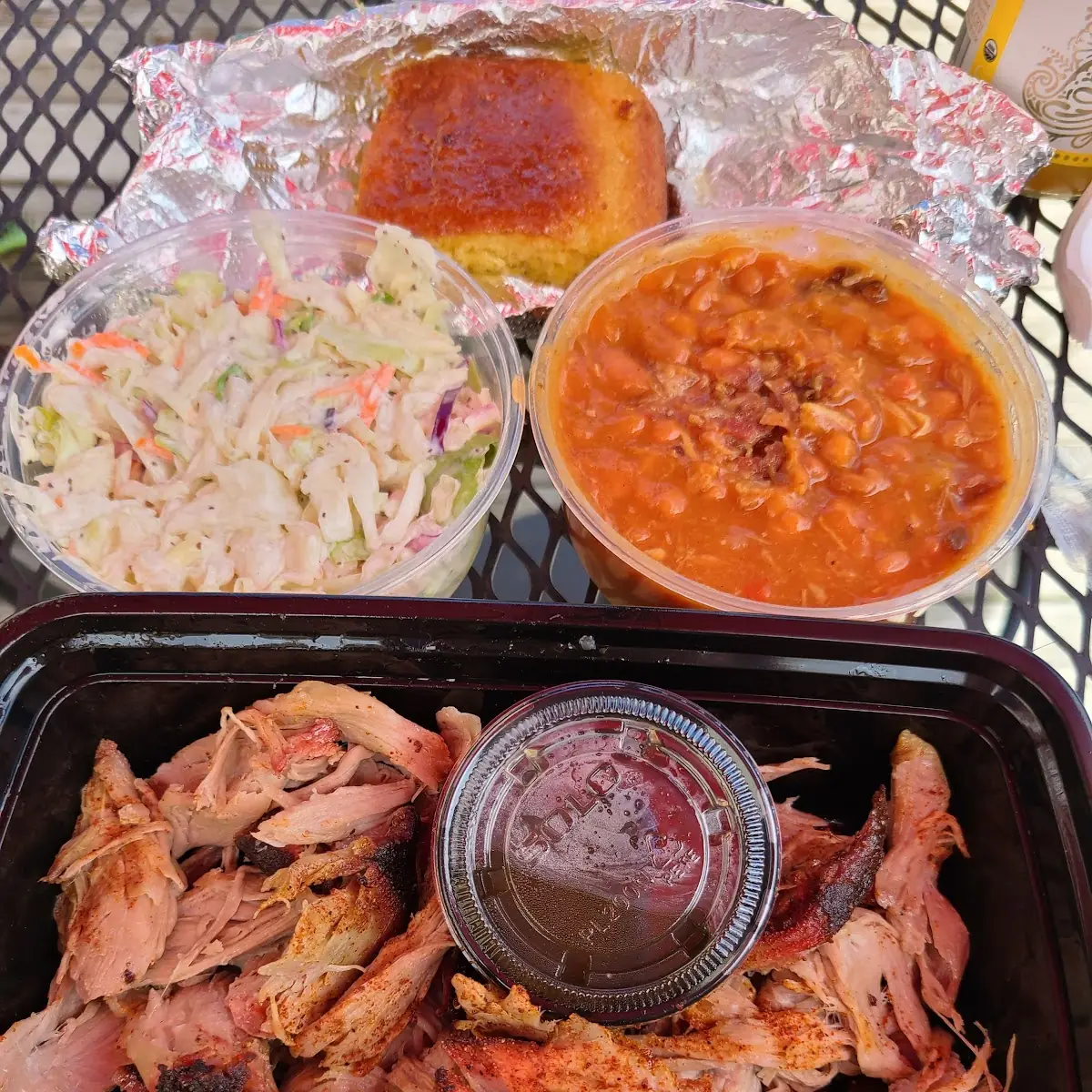 Pork Platter with 2 Sides & Cornbread