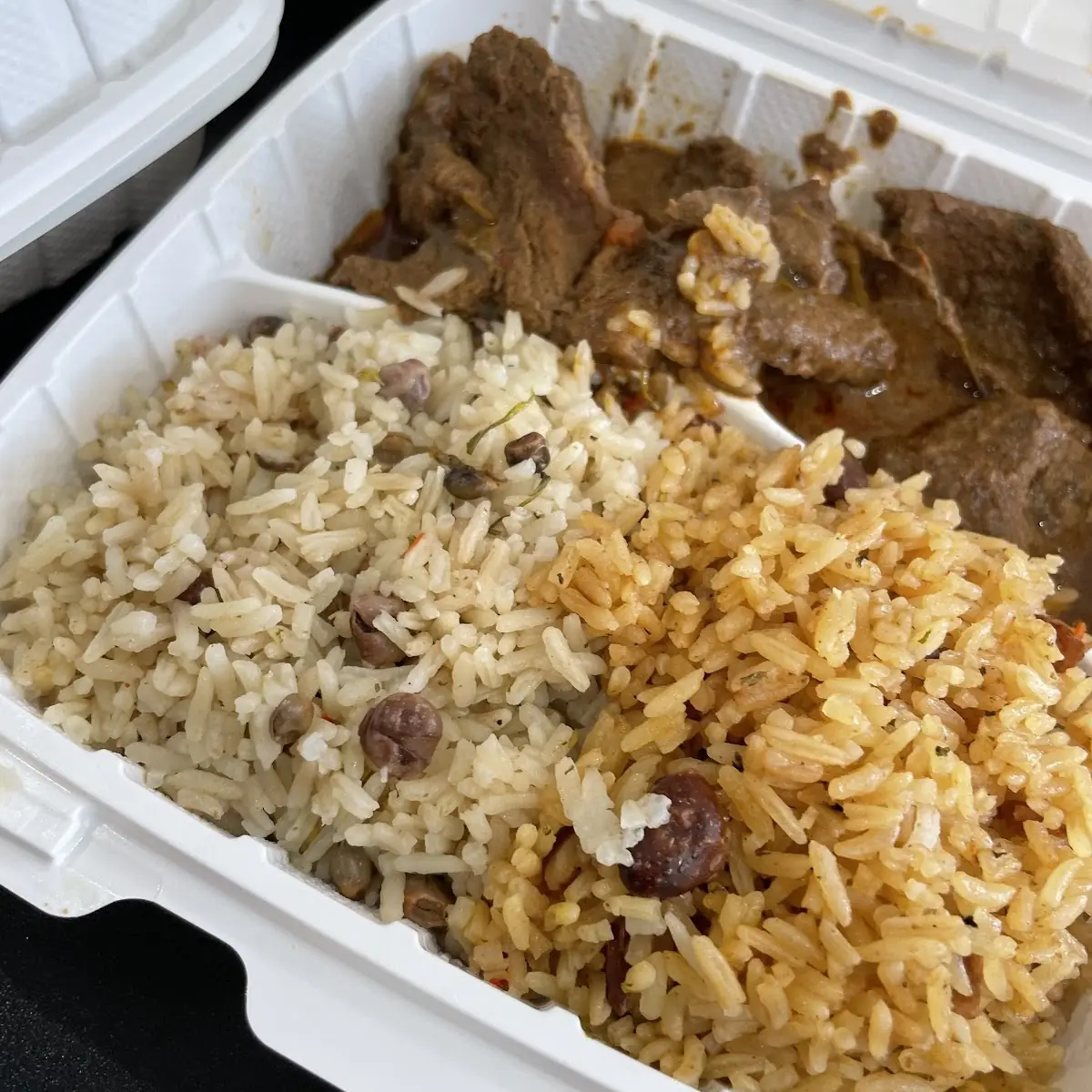 Stewed Chicken with Rice and Beans