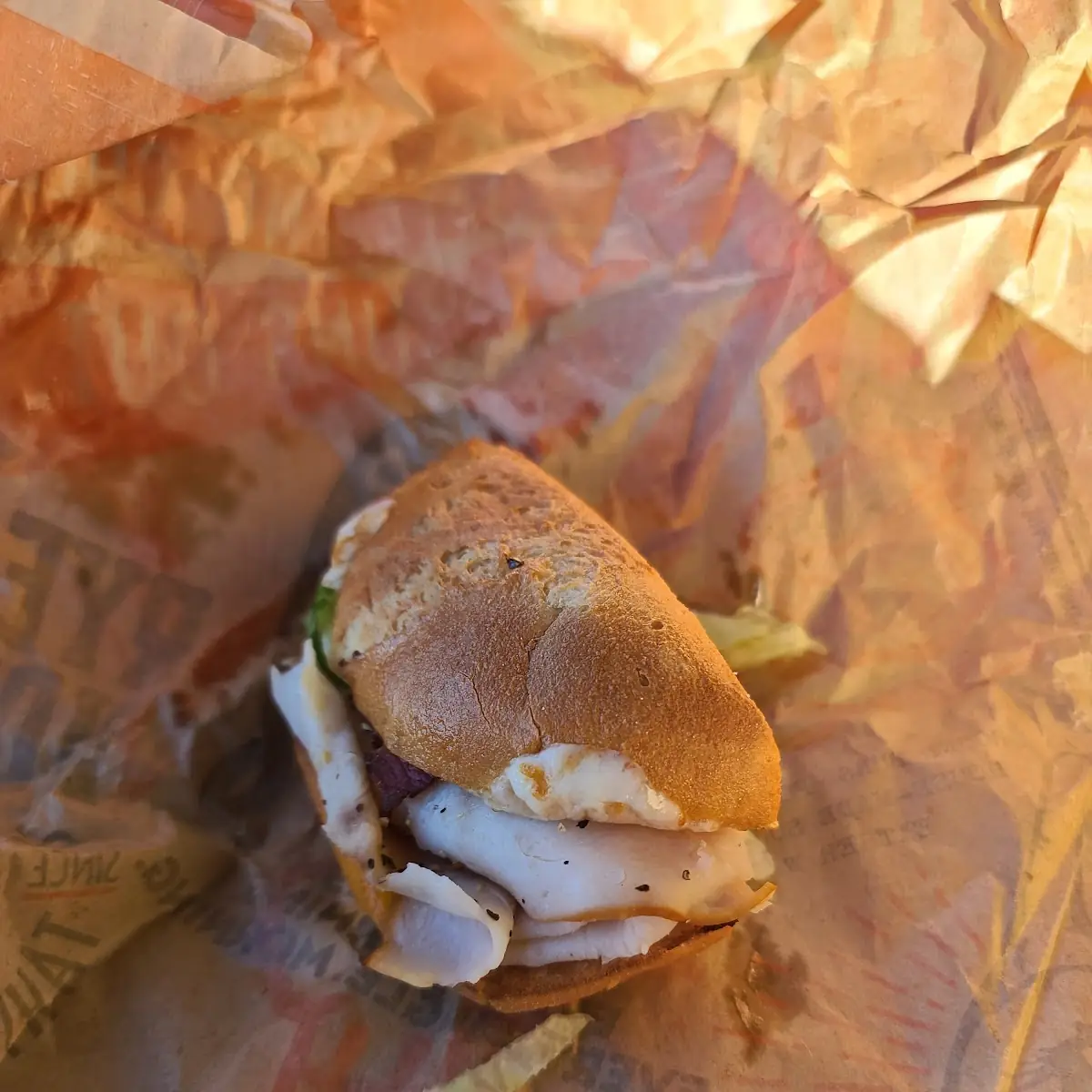Half GF Turkey Bacon Club