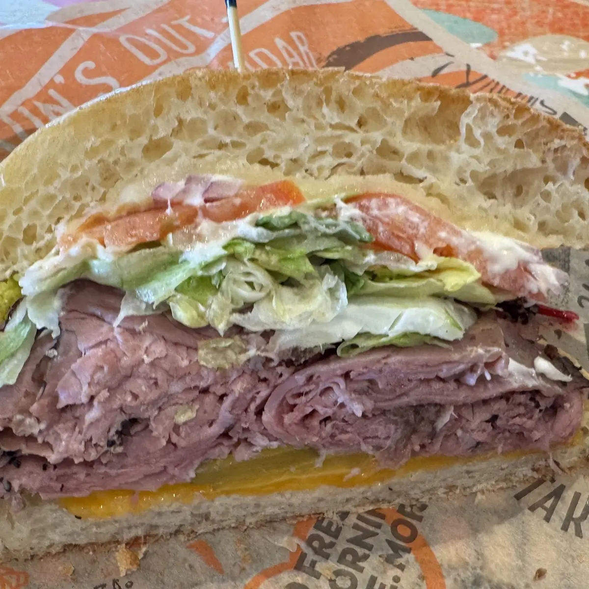 Roast Beef & Cheese