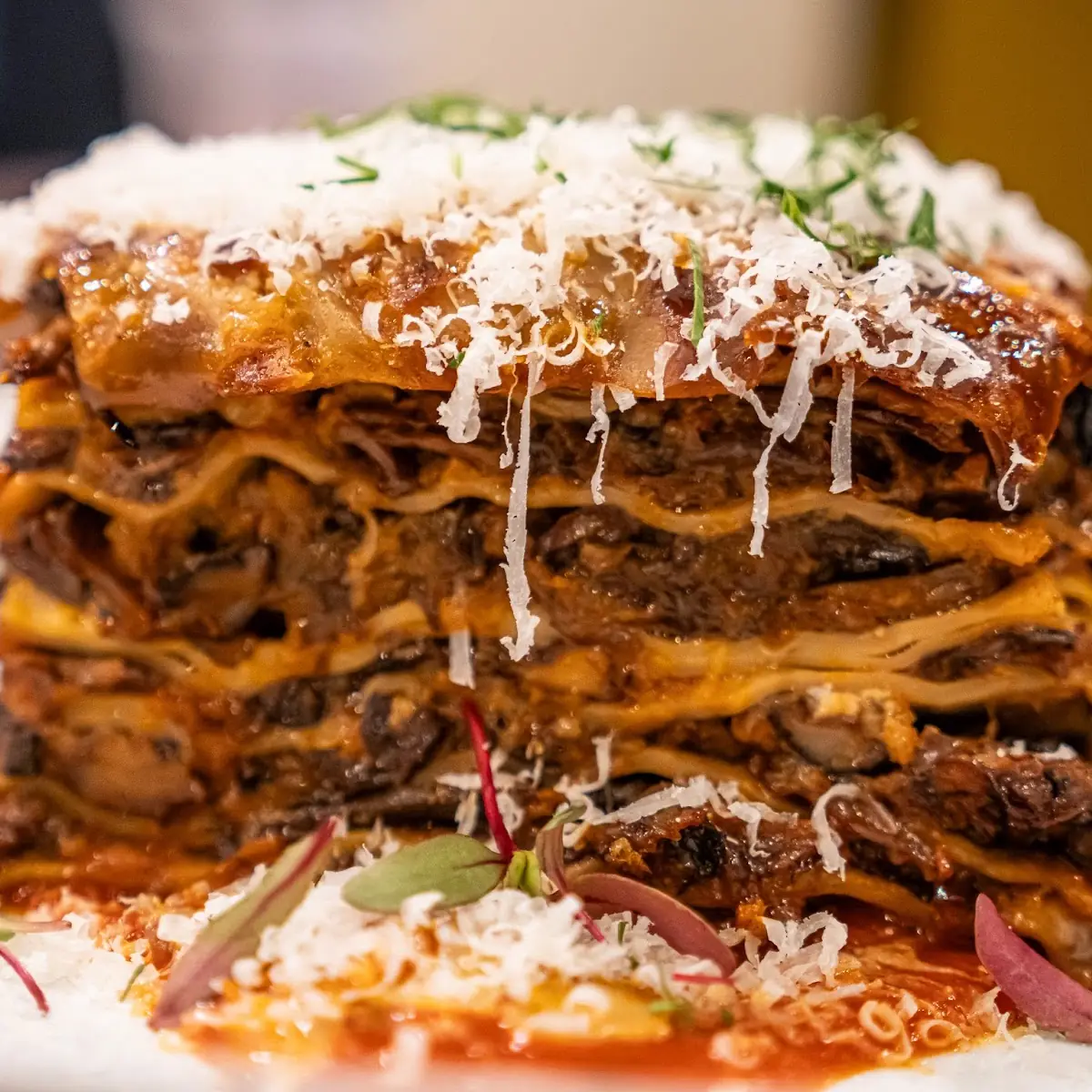 Wild Mushroom Lasagna
