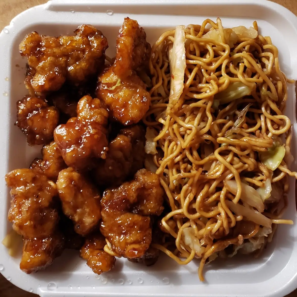 Orange Chicken & Chow Mein