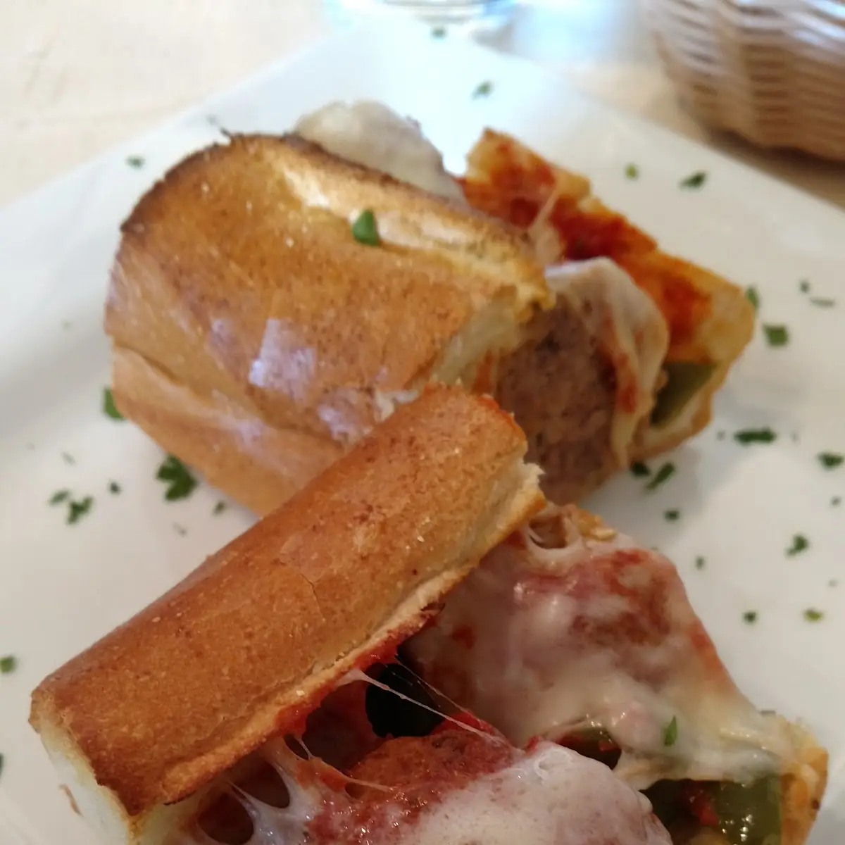 Italian Cheezy Meatball Sandwich