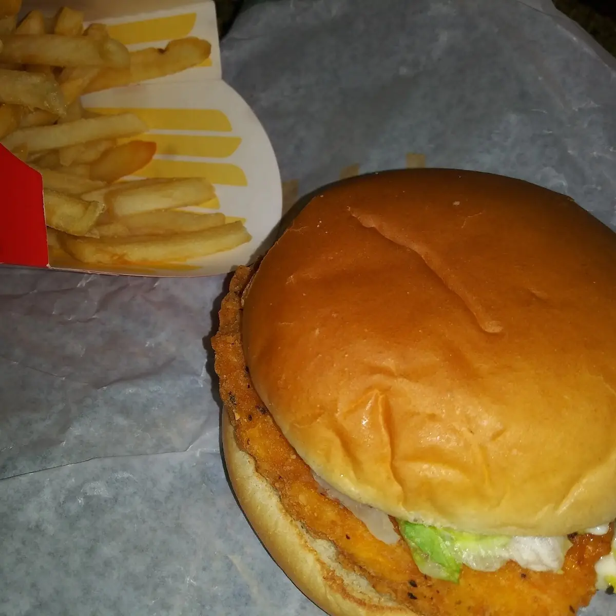 mc Chicken Sandwich & Fries
