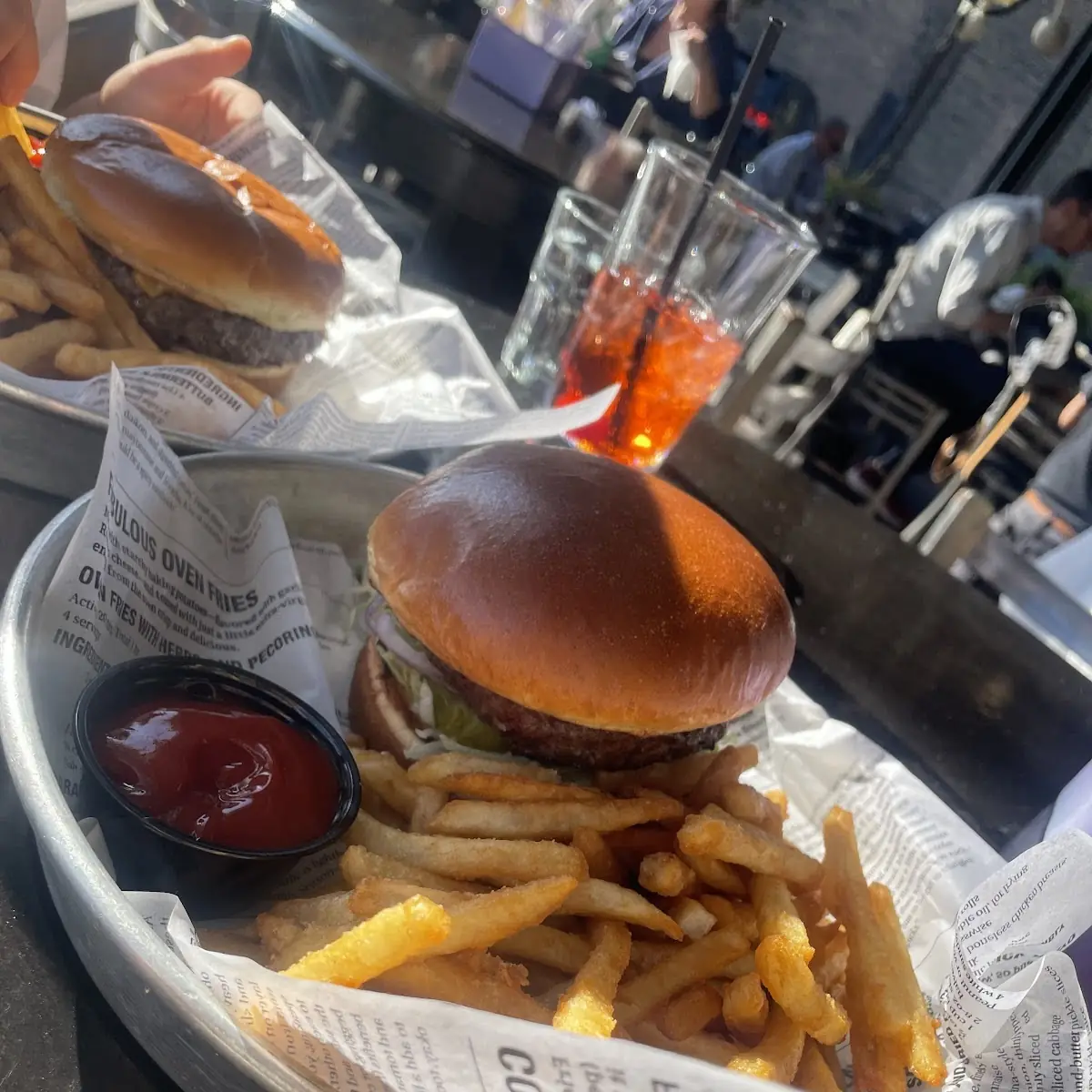Burger with Blue Cheese