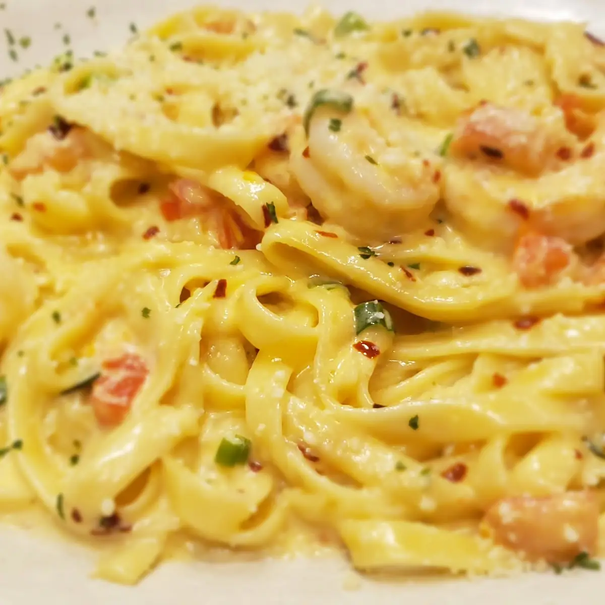 Shrimp Fettuccine Alfredo