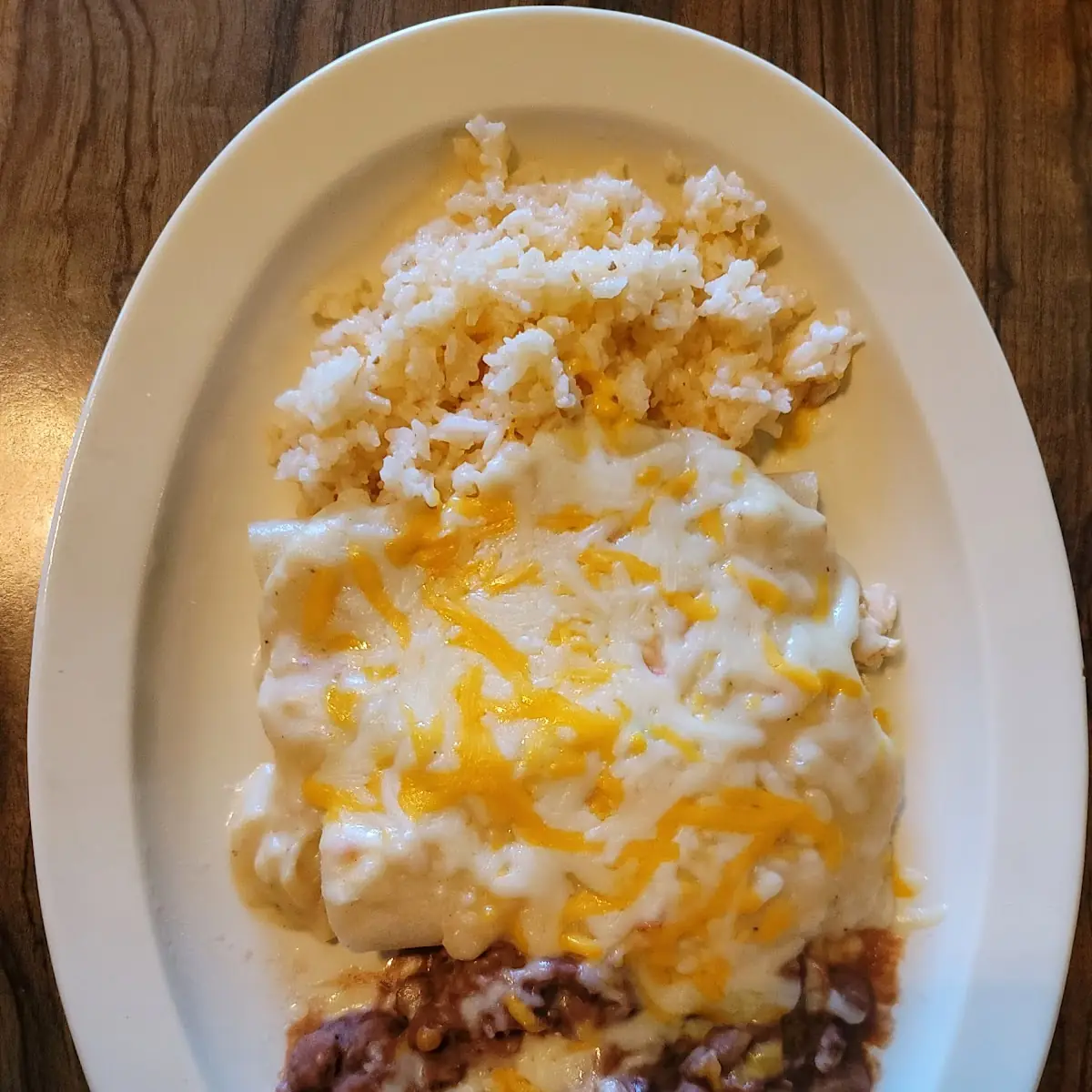 Chicken Enchiladas w Rice&Beans
