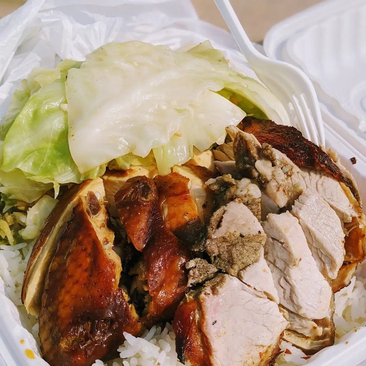 Soy Sauce Chicken and Roast Pork