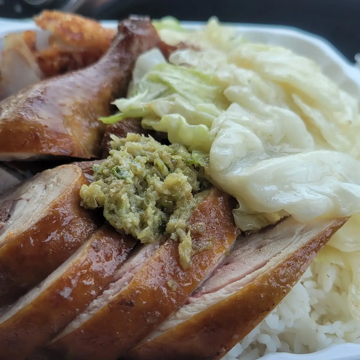 Soy Sauce Chicken over Rice