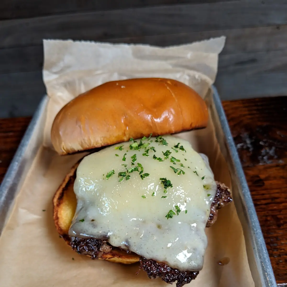 Mushroom Swiss Burger