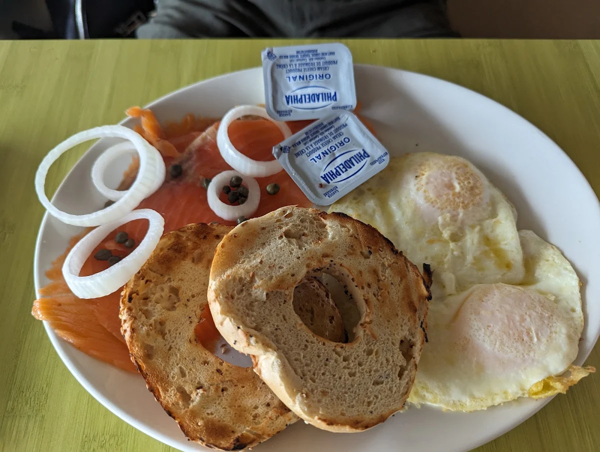Bagel with Salmon