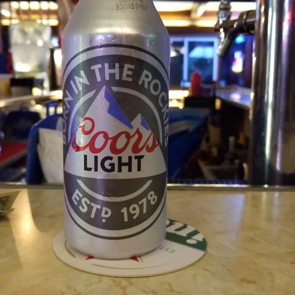 Coors Light in a Can Made from Aluminum