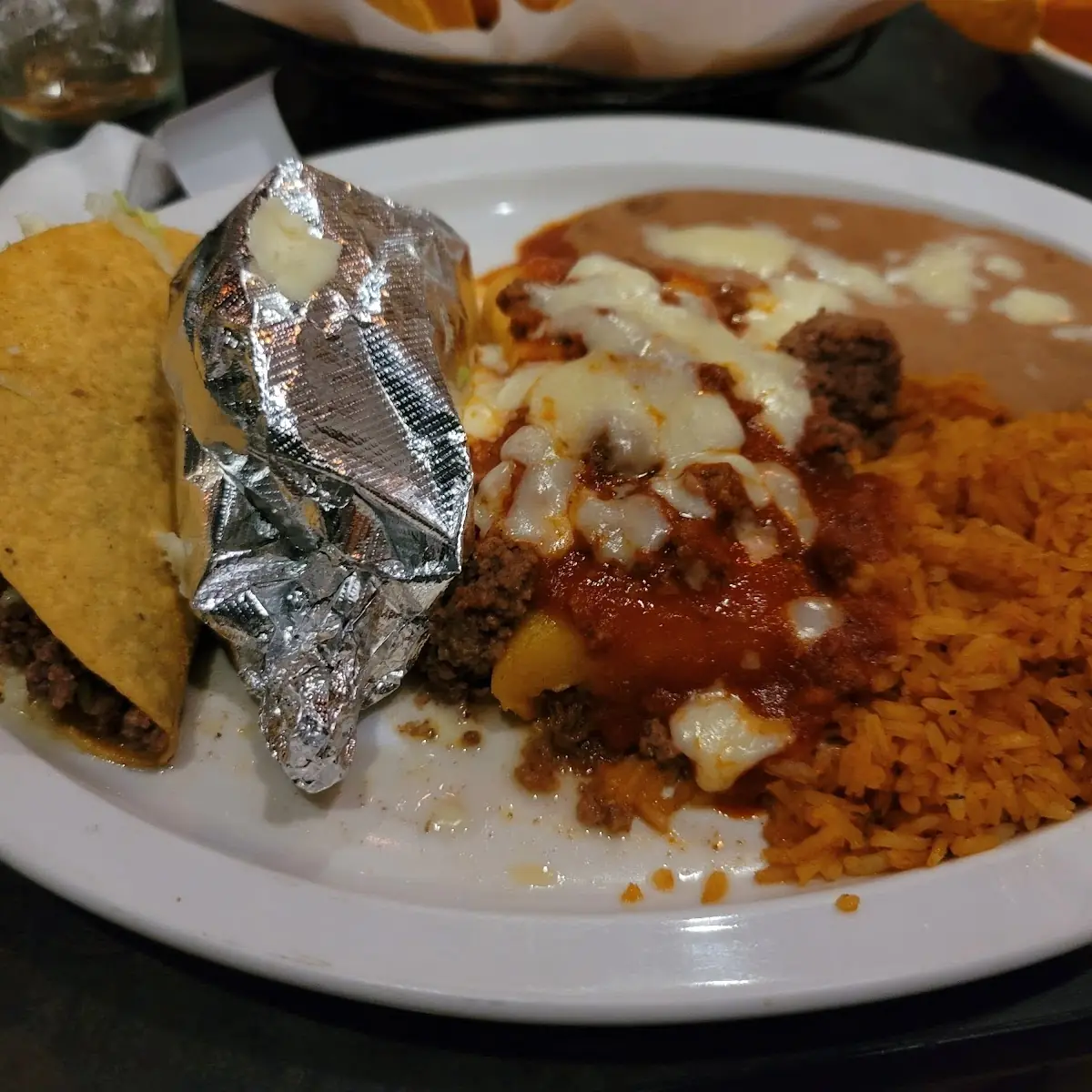 One Enchilada Rice & Beans