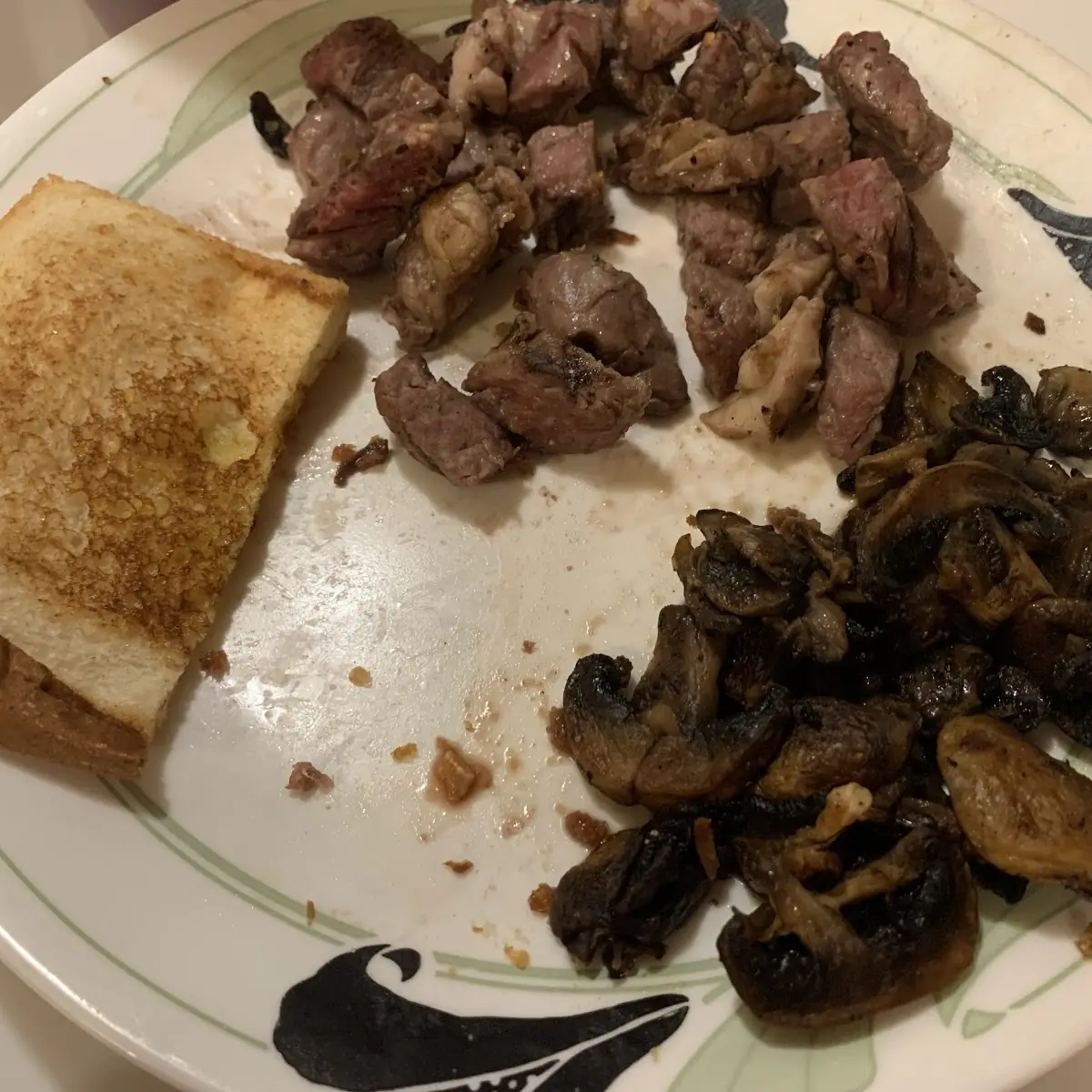 Ribeye Steak Sautéed Mushrooms