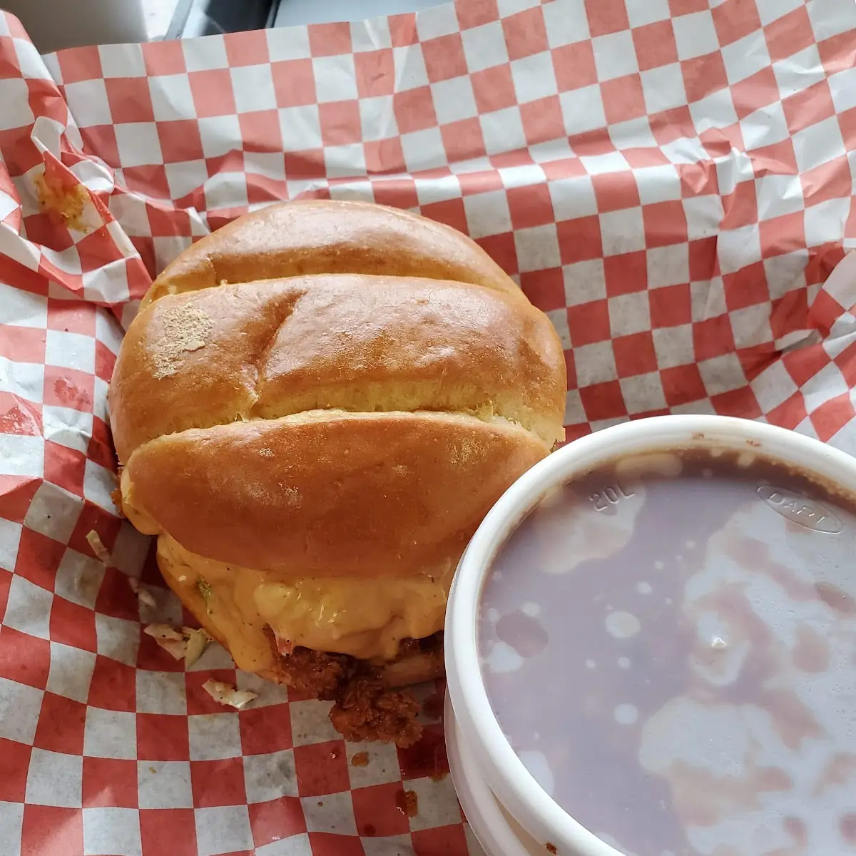 Hot Chicken Tender Sandwich