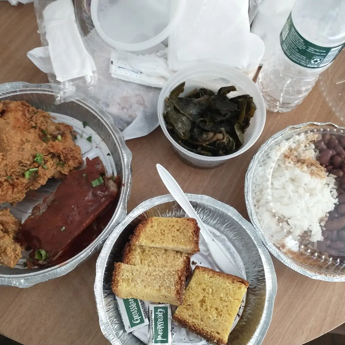 Fried Chicken and Ribs