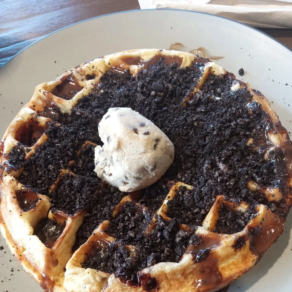 Cookie Monster Waffle