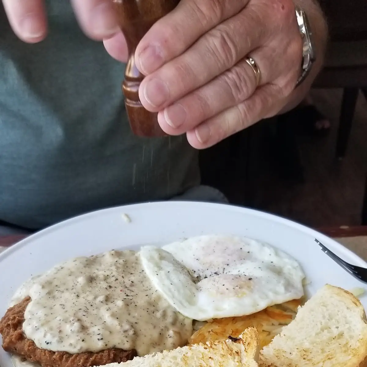 Chicken Fried Steak and Eggs