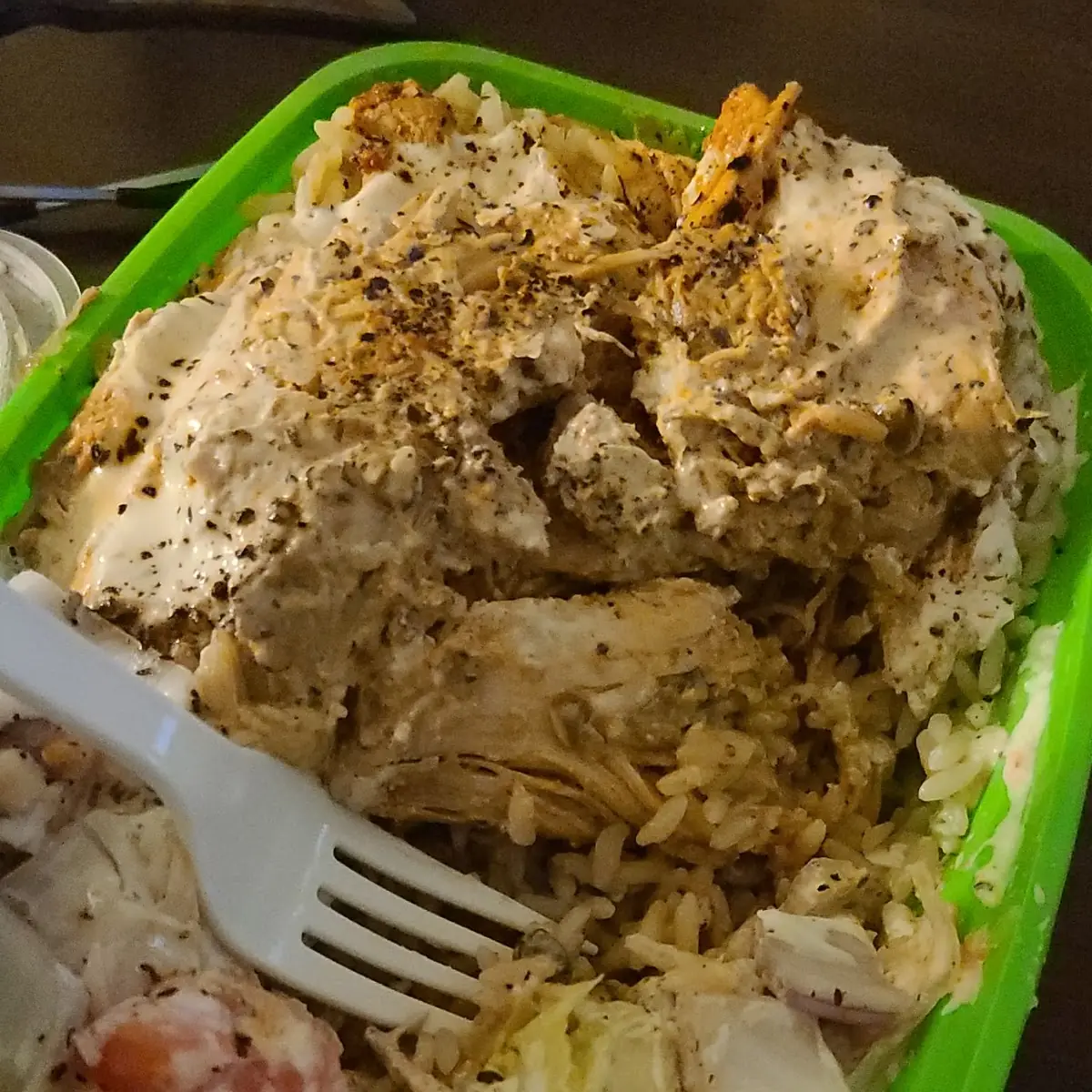 Chicken Bowl with Extra Garlic Sauce