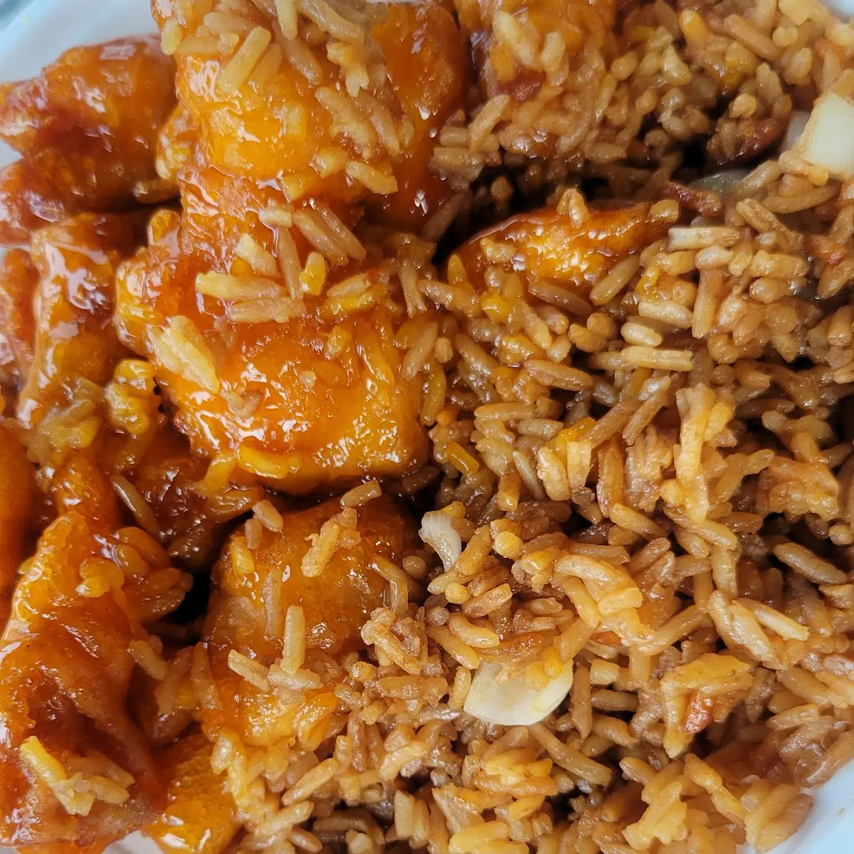 Honey Chicken Fried Rice