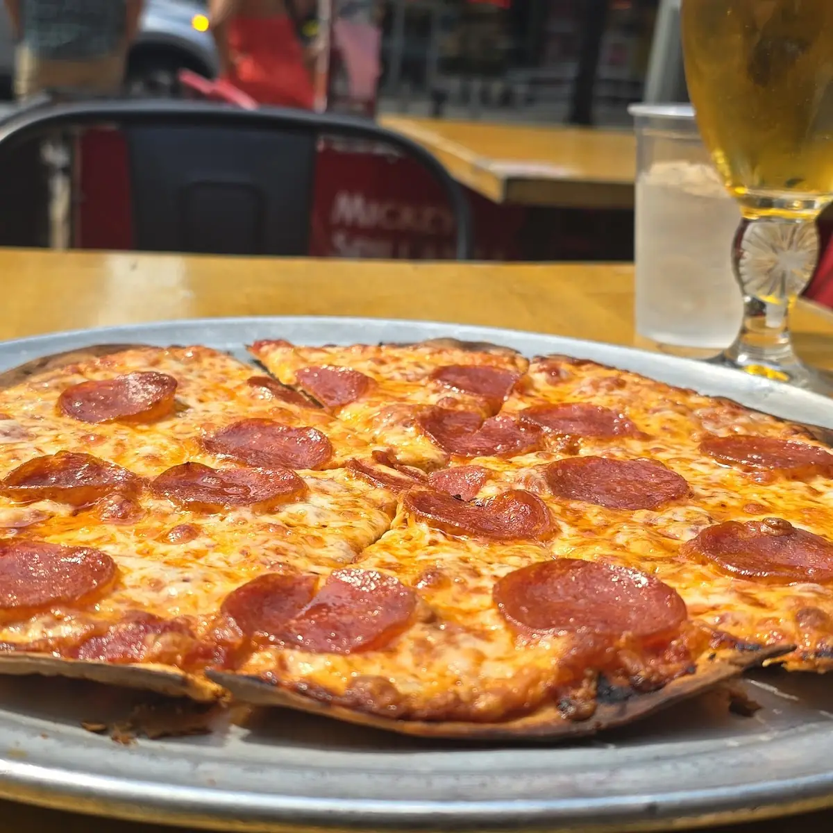 Peperoni Pizza Extra Crispy
