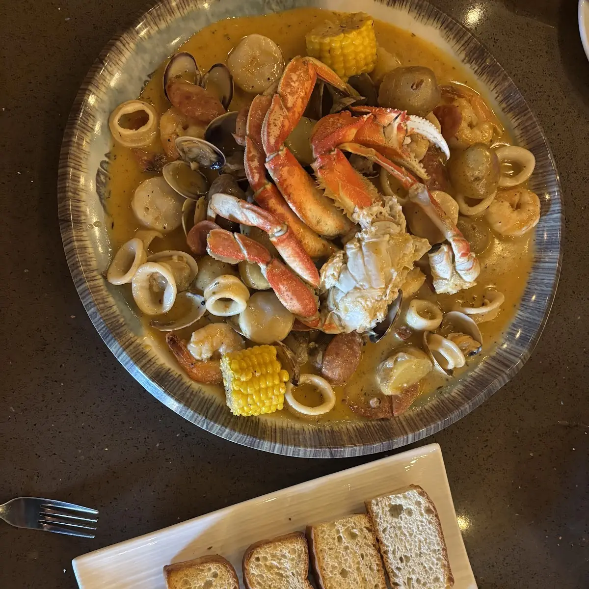 Creole Seafood Poutine, Ministere of seafood