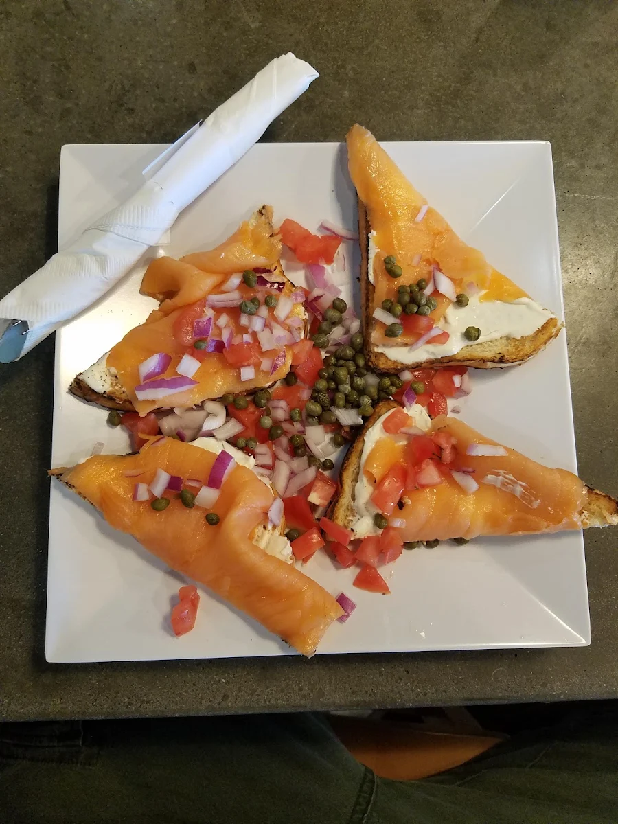 Smoked Salmon Toast with Capers