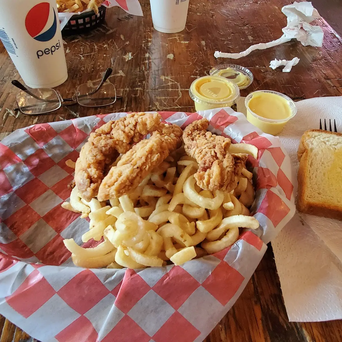Chicken-Fried Steak Sandwich Basket