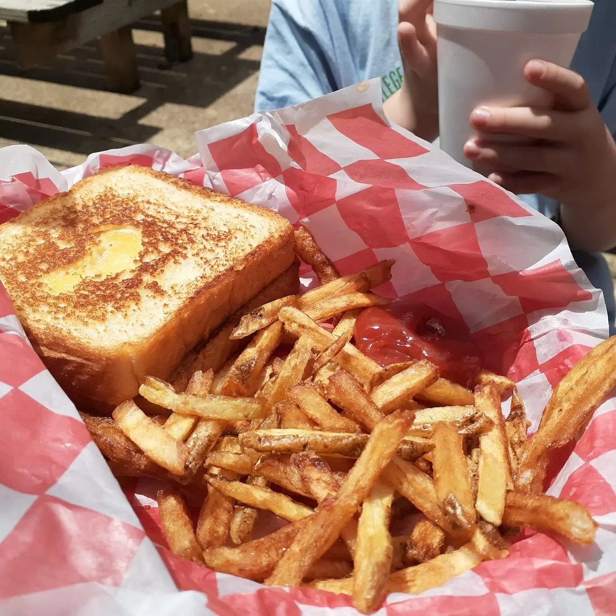 Grilled Cheese with Fries