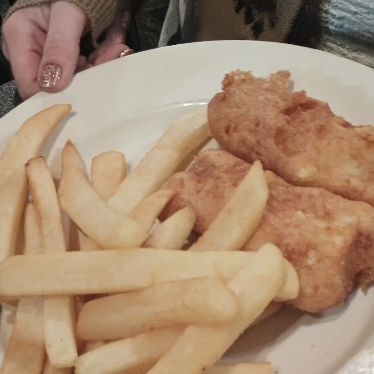 Beer Battered Cod Dinner
