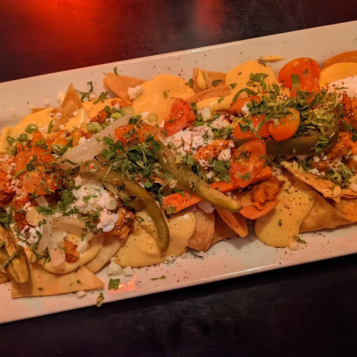 Beer Cheese Nachos