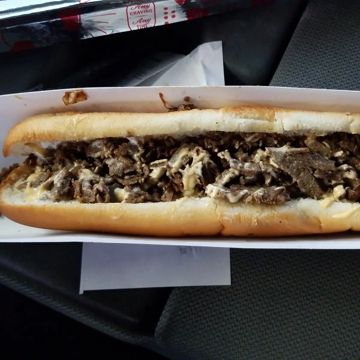 Extra- Long Philly Cheese Steak