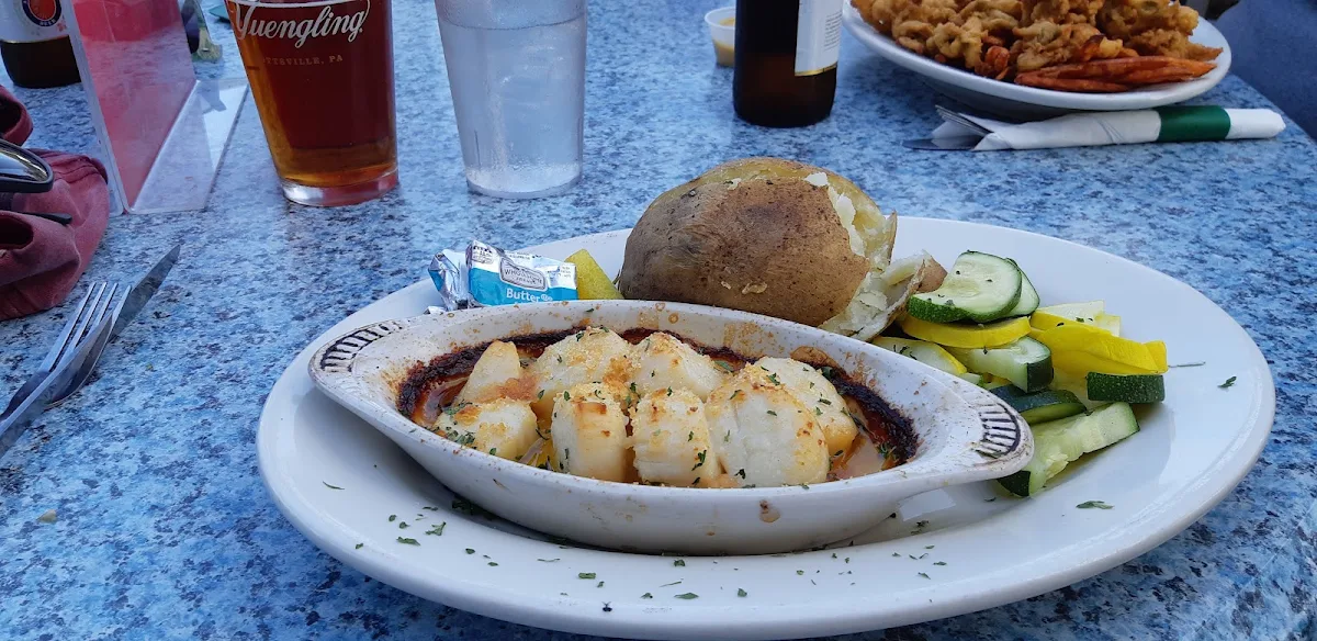 Baked Scallops with Garlic Sauce