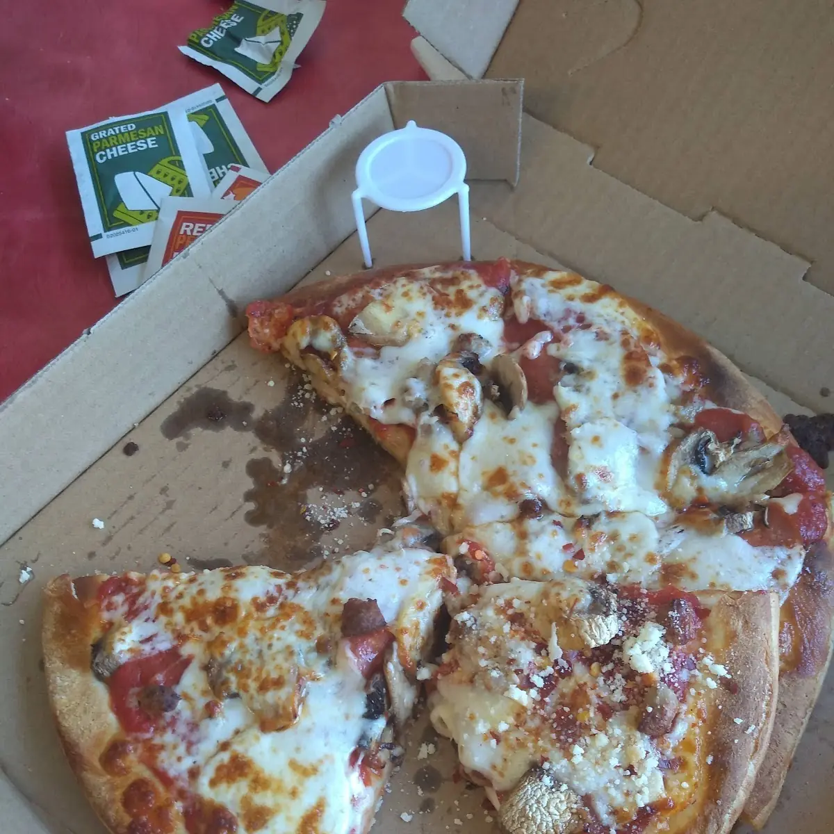Pizza Peperoni Champiñones