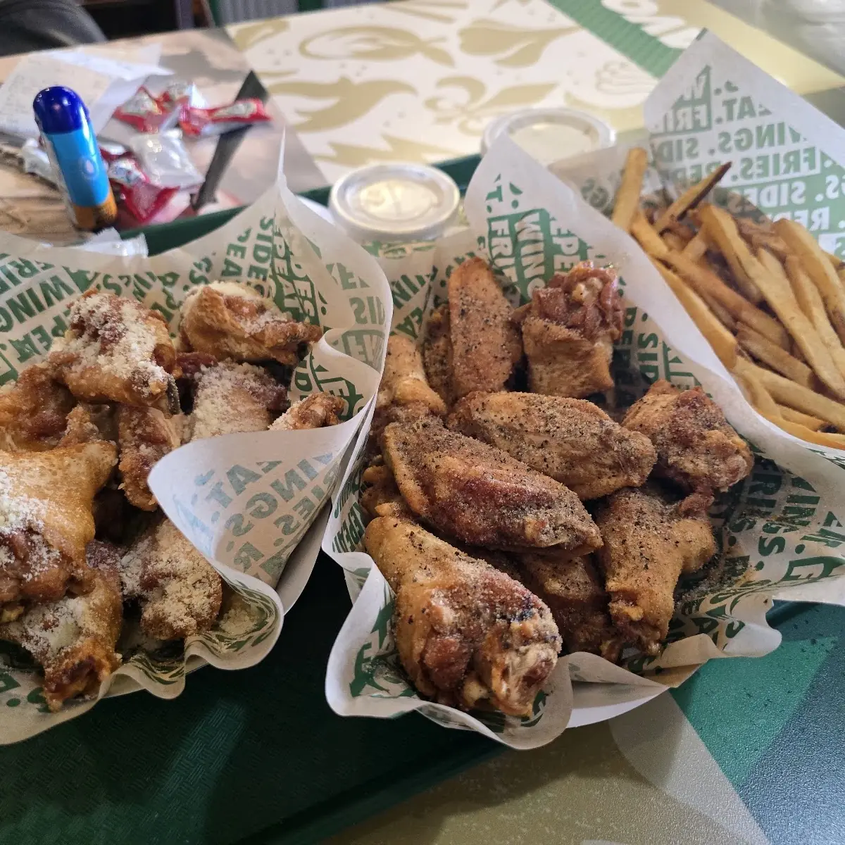 Garlic Parm and Lemon Pepper Wings