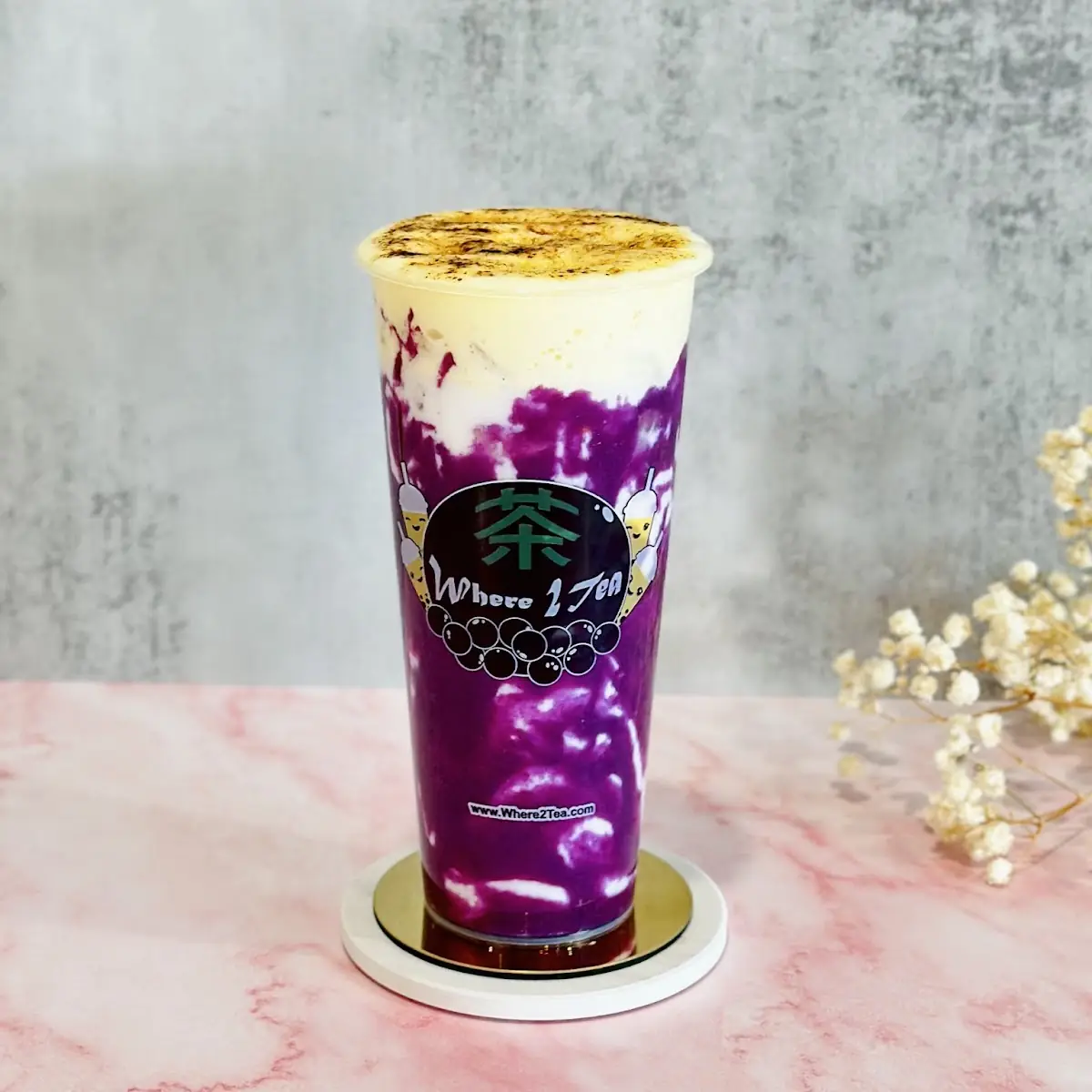 Ube Taro Milk Tea