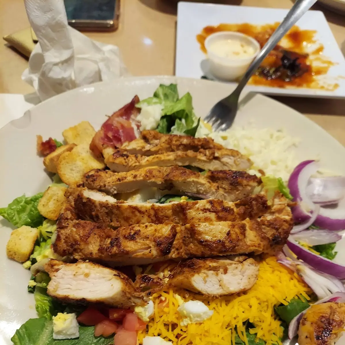Grilled Chicken Salad Platter