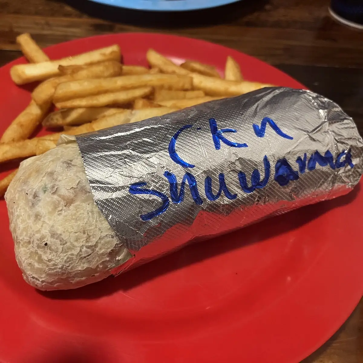 Chicken Shawarma Burrito