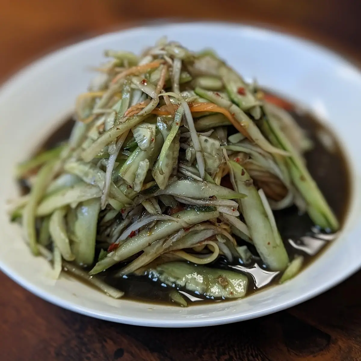 Papaya & Cucumber Salad