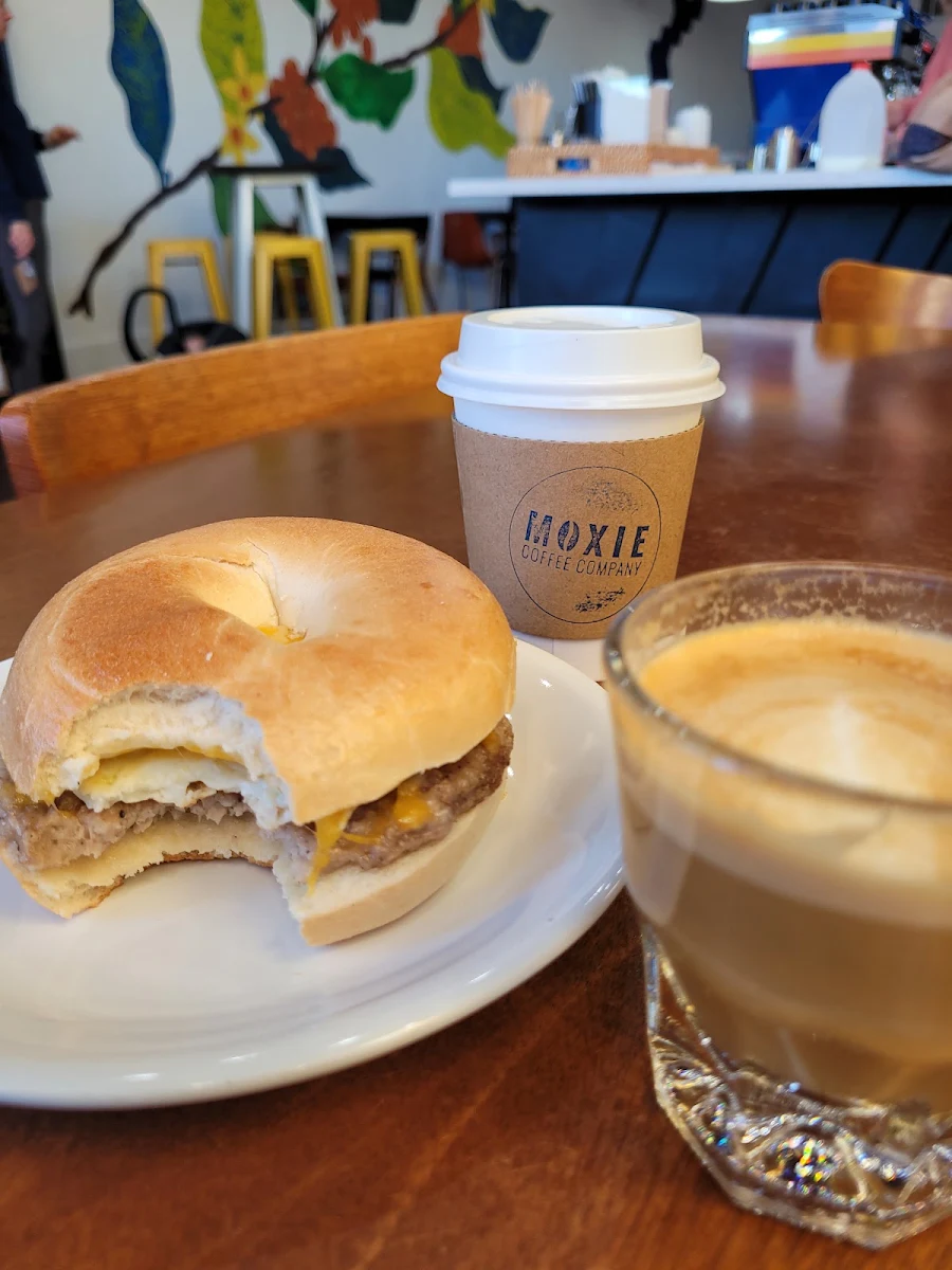 Breakfast Sandwich in a Begel