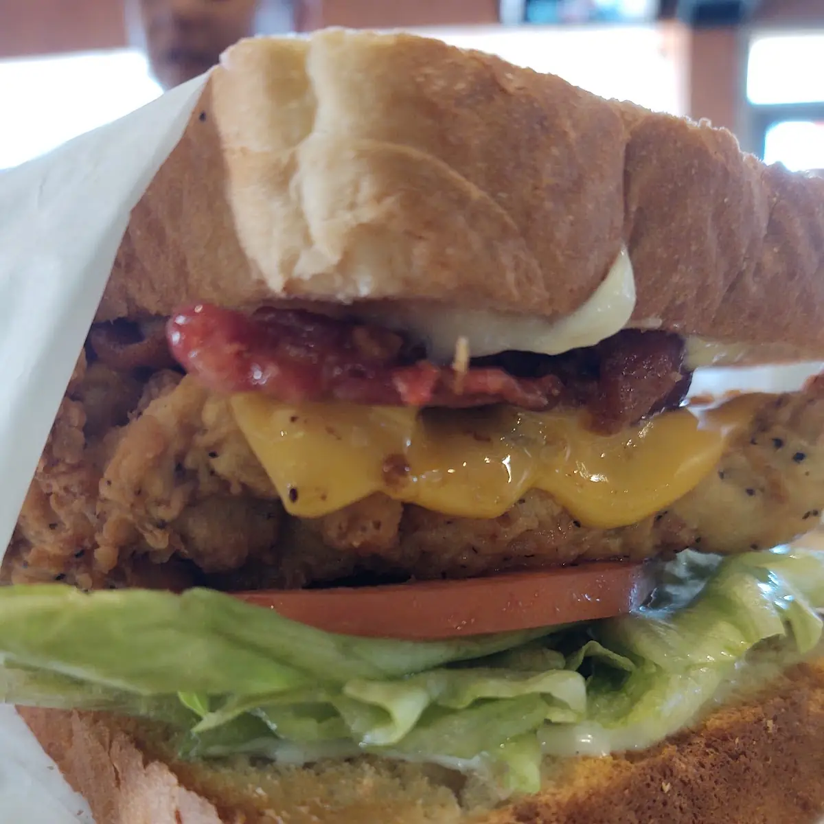 Chicken Burger with Cheese