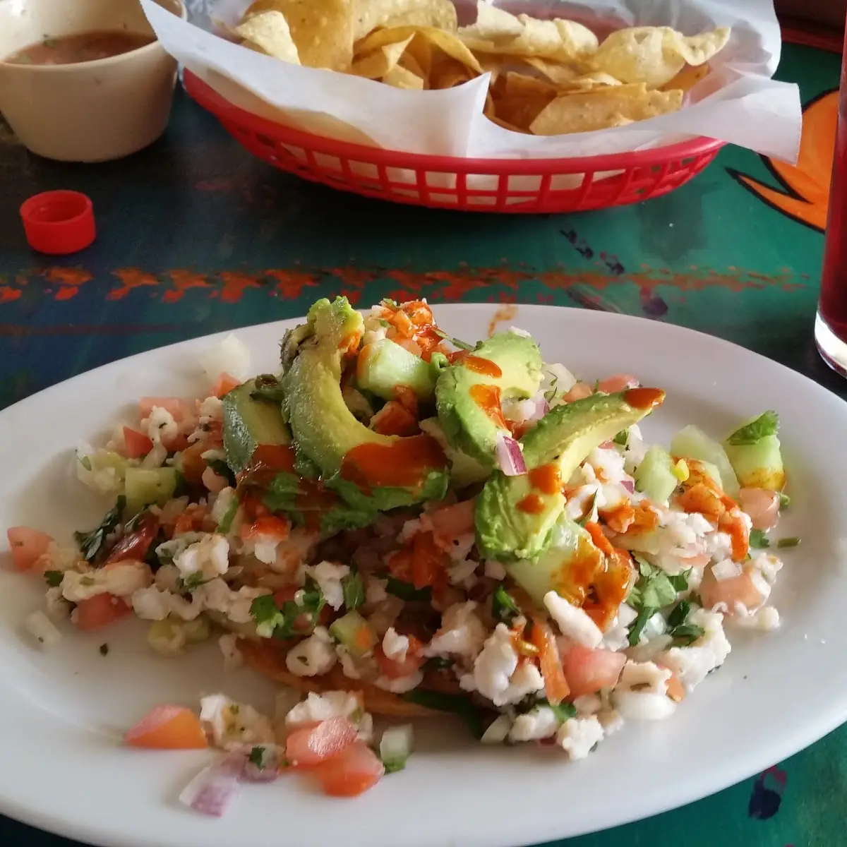 Fish Ceviche Tostada