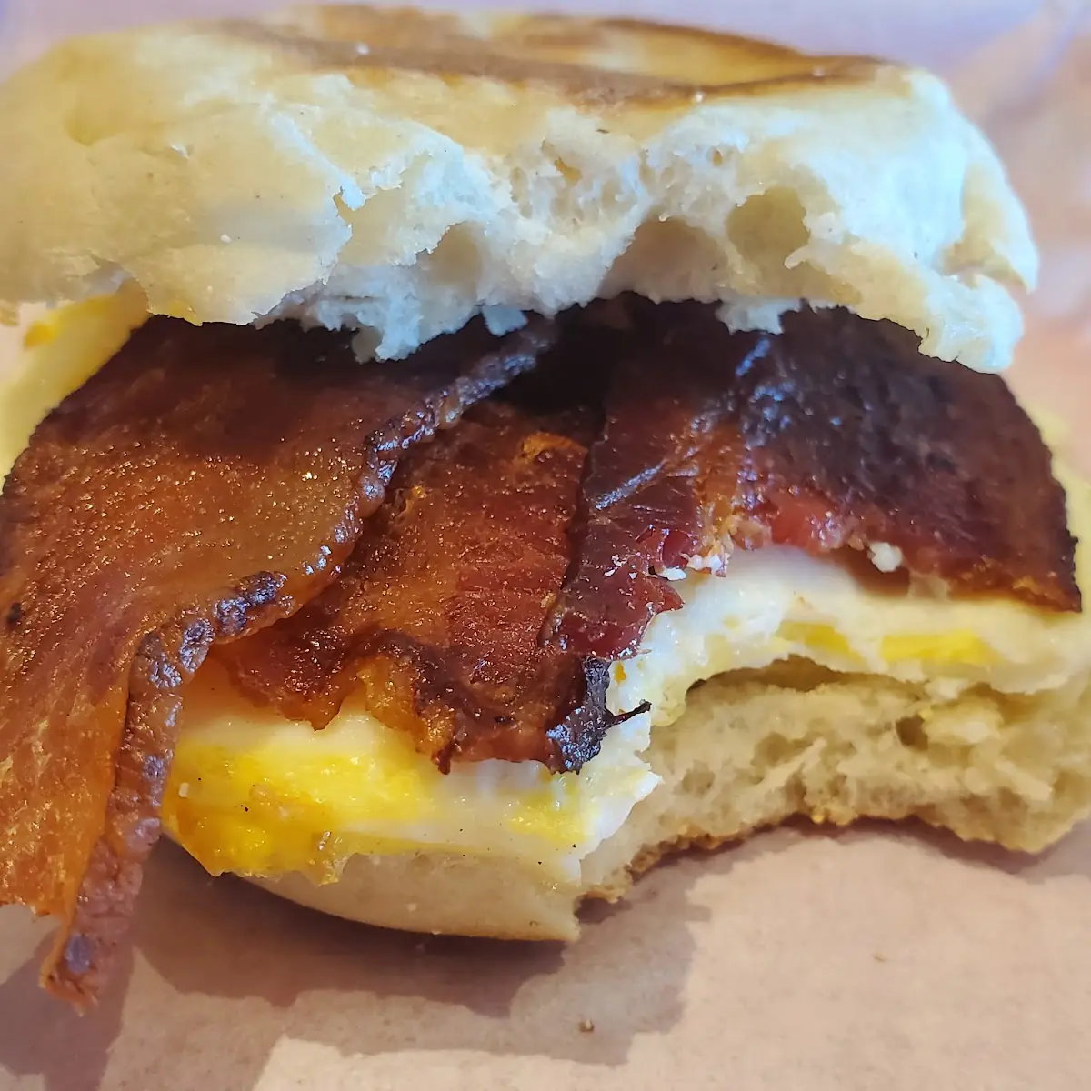 Bacon and Egg English Muffin